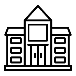 Pre-University building icon